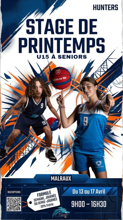 Stage de printemps U15-Seniors : Membres Hunters et extérieurs